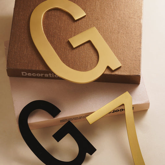 DOOROOM Brass Customisation Blac Copper Drawing Color KHouse Office Company Park Number Letter Sign  Signature Gift