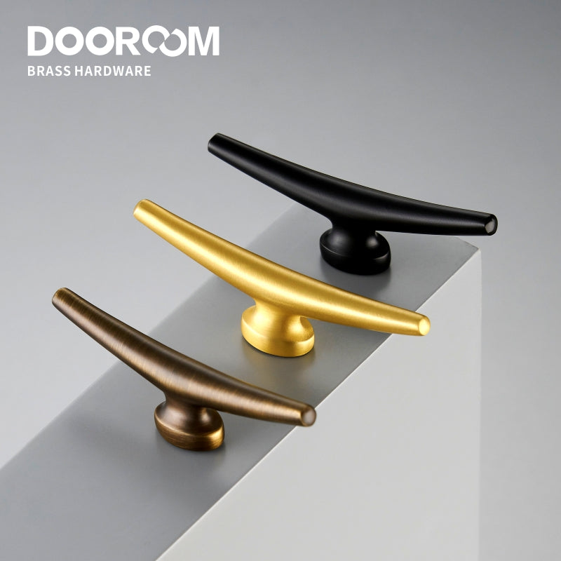 Dooroom Brass Handles Modern Nordic Fresh Long Pulls Cupboard Wardrobe Dresser Cabinet Drawer Cabinet Furniture Knobs Black Gold