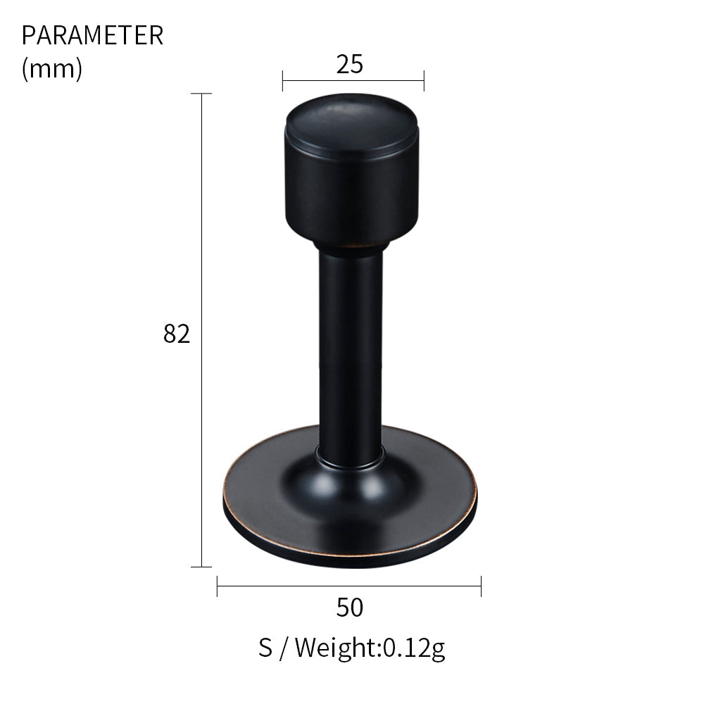 Dooroom Brass Door Stops Hole Free Bathroom Door Stopper Heavy Duty Floor Wall Mount Bumper Non-magnetic Door Holder Catch