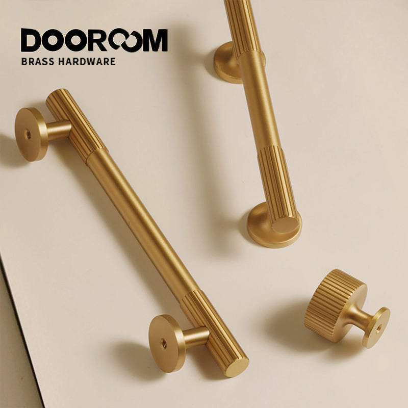 Dooroom Brass Linear Furniture Handles Antique Brass Matt Nickel Silver Cupboard Wardrobe Dresser Shoe Box Drawer Cabinet Pulls