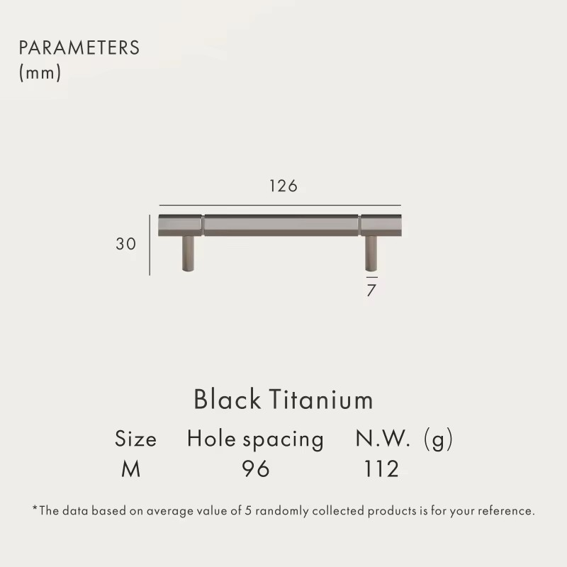 Dooroom Brass Furniture Handles Shiny Rose Gold Black Titanium Bright Chrome Cupboard Wardrobe Dresser Drawer Cabinet Pulls
