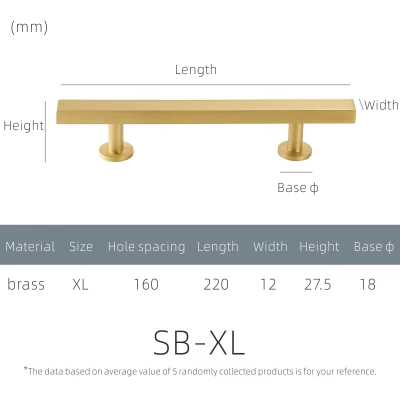 Dooroom Brass Furniture Long Handles New Modern Nordic Wardrobe Dresser Cupboard Cabinet Drawer Shoe Box Wine Bar Pulls Knobs
