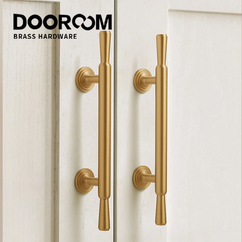 Dooroom Simple Brass Furniture Handles Home Handshake Dresser Cupboard Cabinet Drawer Kitchen Accessories Shoe Box Pulls