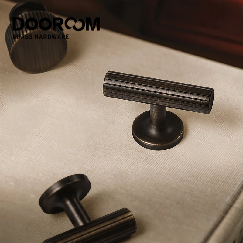 Dooroom Brass Linear Furniture Handles Antique Brass Matt Nickel Silver Cupboard Wardrobe Dresser Shoe Box Drawer Cabinet Pulls