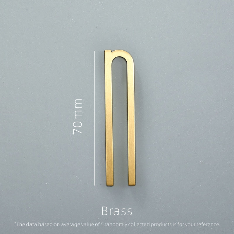 Dooroom Brass Letters A-Z For Company Names Door Plates Decorative Wall Letters Personalized Symbols Address