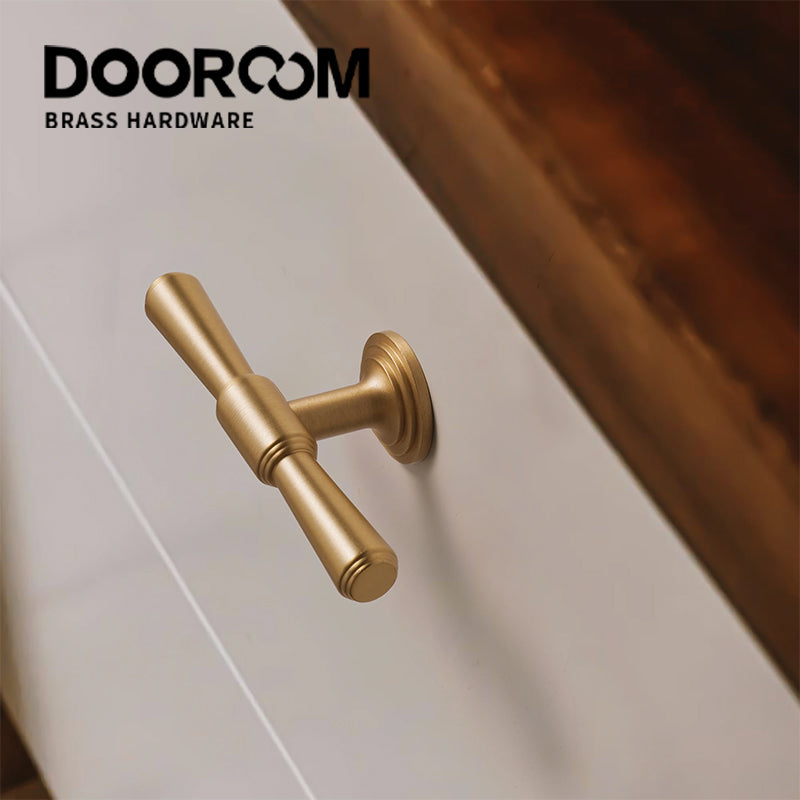 Dooroom Simple Brass Furniture Handles Home Handshake Dresser Cupboard Cabinet Drawer Kitchen Accessories Shoe Box Pulls