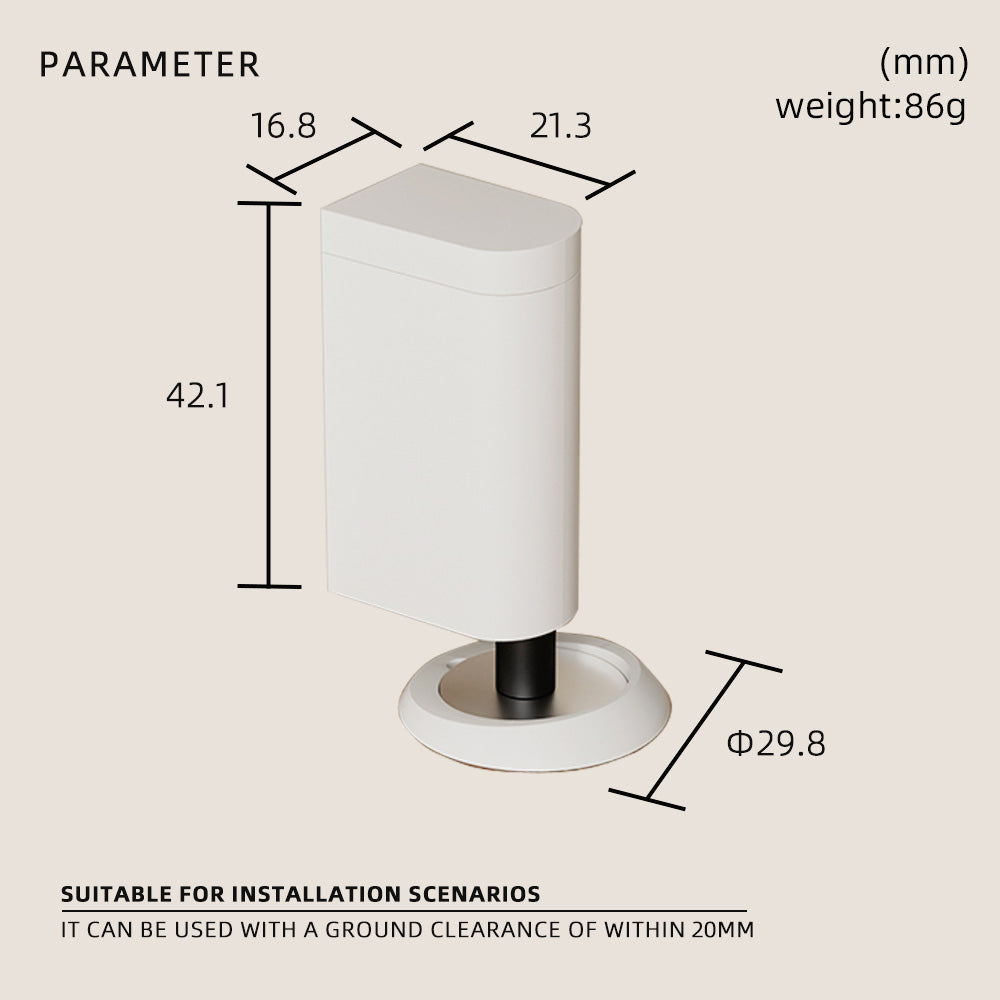 DOOROOM New Magnetic Door Stopper Silent crash-proof windproof Invisible Door suction perforation-free Home Door Stops