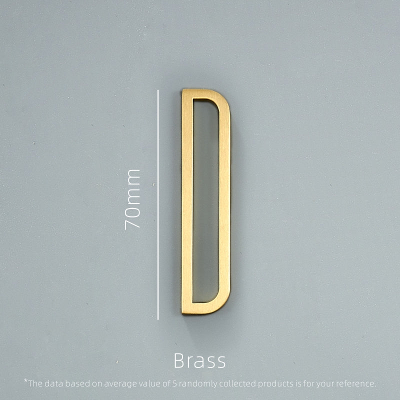 Dooroom Brass Letters A-Z For Company Names Door Plates Decorative Wall Letters Personalized Symbols Address