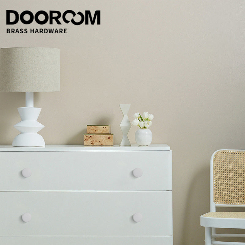 Dooroom Brass Marble Crystal Stone Furniture Handles White Green Long Round Pulls Cupboard Wardrobe Dresser Drawer Cabinet Knobs