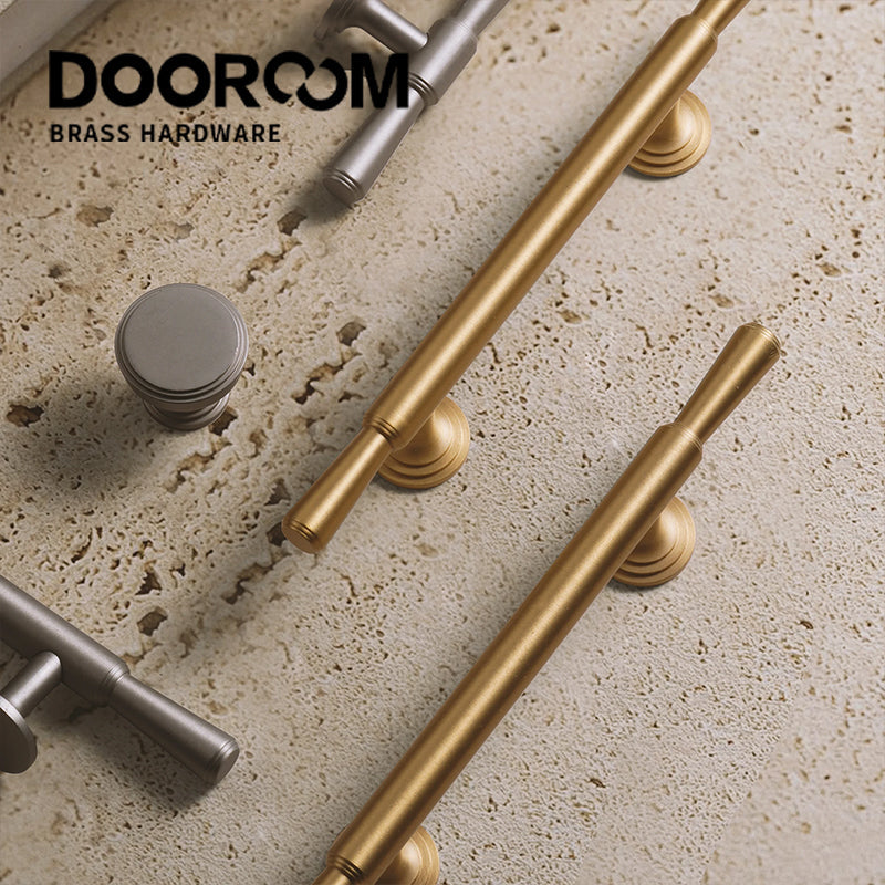 Dooroom Simple Brass Furniture Handles Home Handshake Dresser Cupboard Cabinet Drawer Kitchen Accessories Shoe Box Pulls