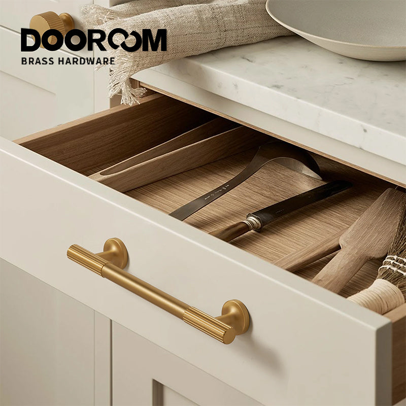 Dooroom Brass Linear Furniture Handles Antique Brass Matt Nickel Silver Cupboard Wardrobe Dresser Shoe Box Drawer Cabinet Pulls