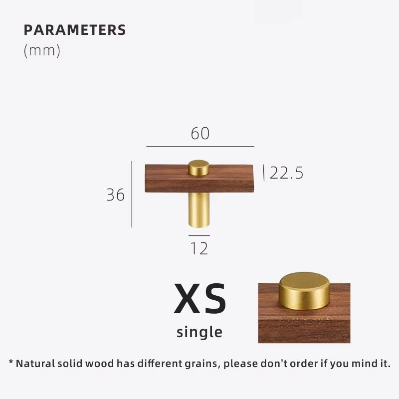 Dooroom Walnut Brass Furniture Handles Long Modern Pulls Cupboard Wardrobe Dresser Shoe Box Wine Bar Drawer Cabinet Knobs