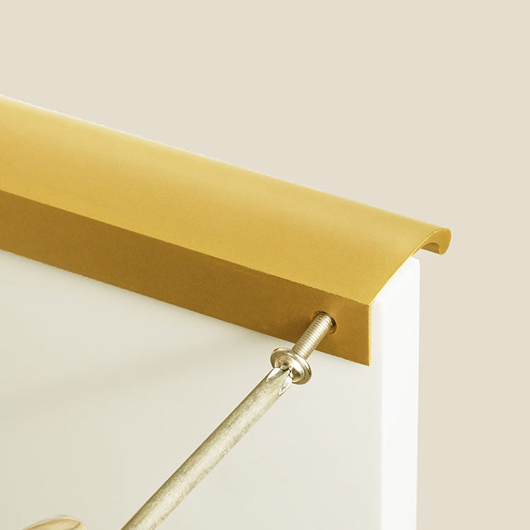 SAILANKA Brass Furniture Hidde Handles Long Concealed Pulls Wardrobe Dresser Cupboard Cabinet Drawer Knobs
