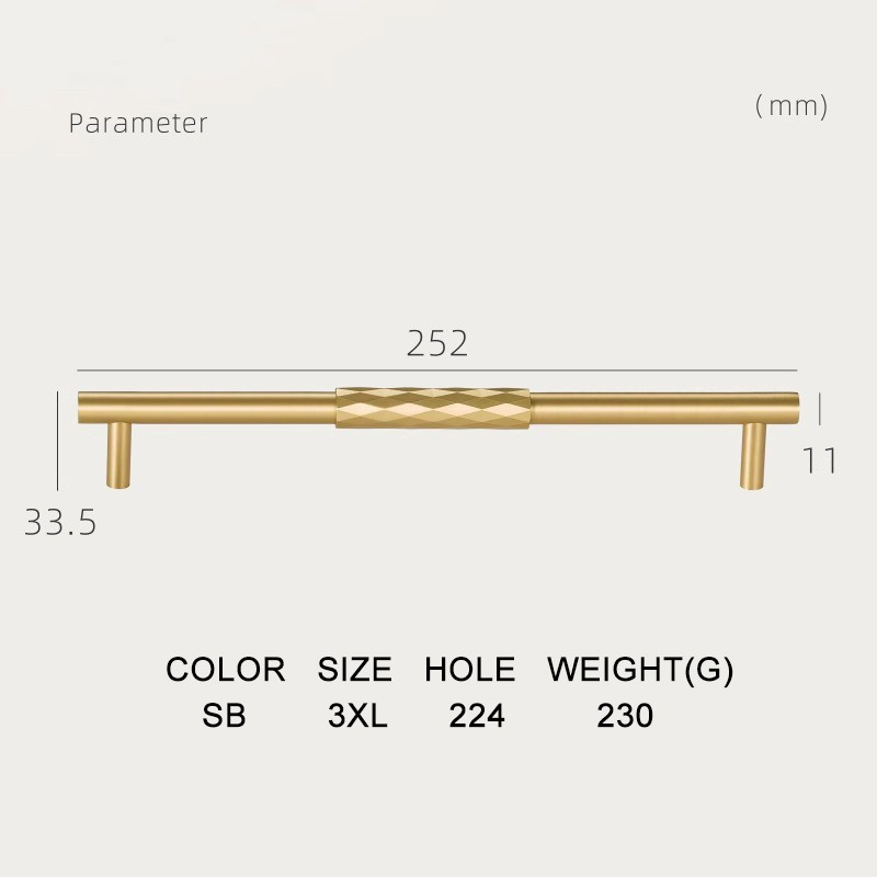 Dooroom Brass Furniture Handles Hammered Matt Brushed Nickel Cupboard Wardrobe Dresser Shoe Box Drawer Cabinet Round T bar Knobs