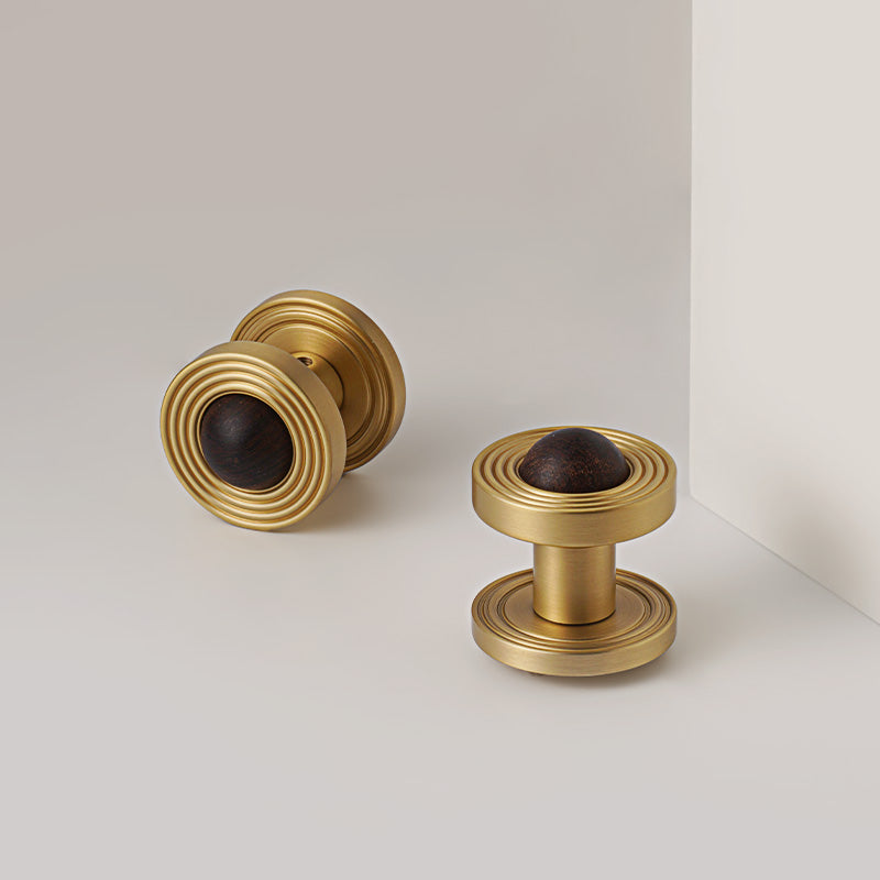 Dooroom Brass and numb Door Lock Set Simplicity Interior Bedroom Bathroom Lock Door Dummy Lock Passage Privacy Lock