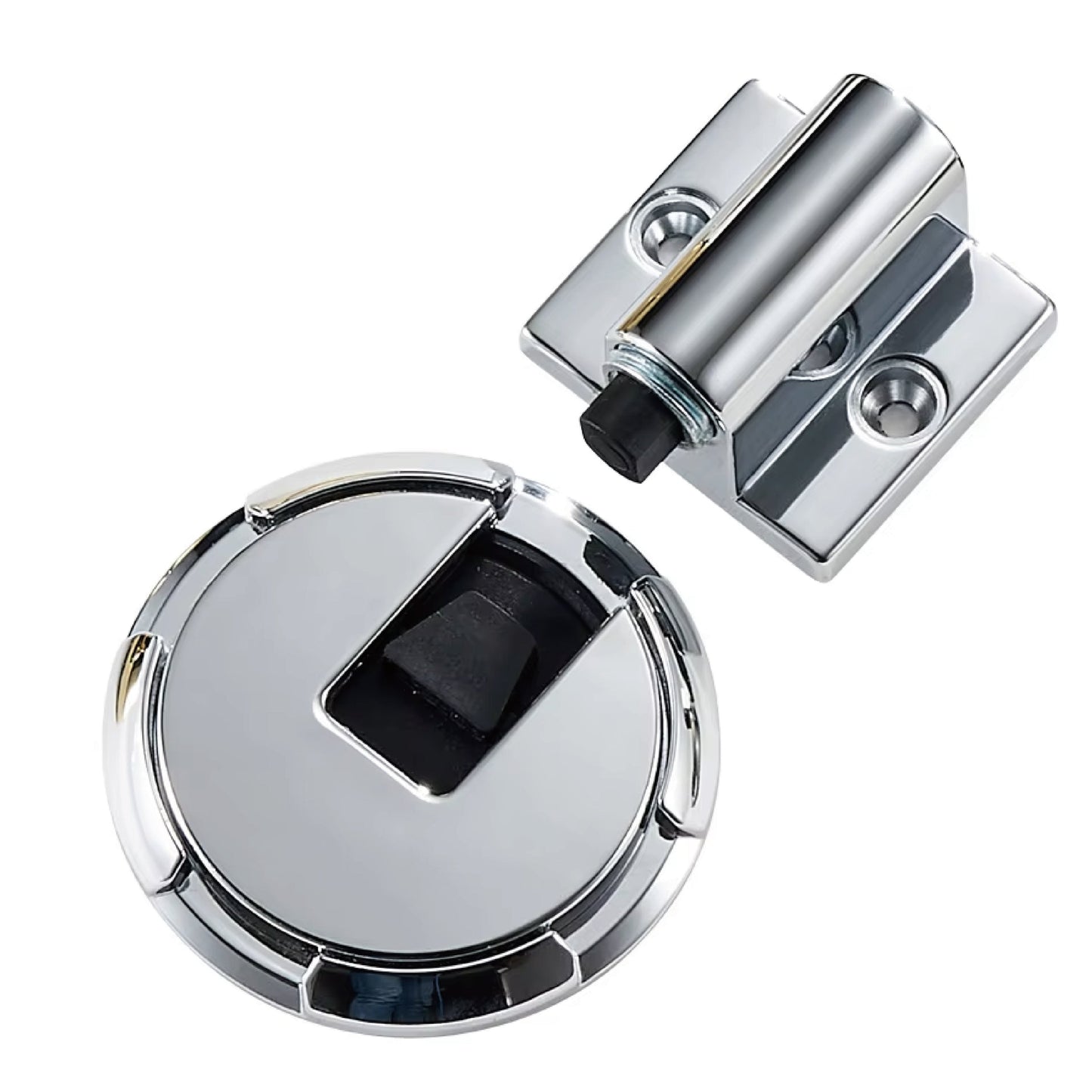 Dooroom Zinc Alloy Door Stops Heavy Duty Invisiable Punch Free Door Holder Non-Magnetic Door Stopper Catch