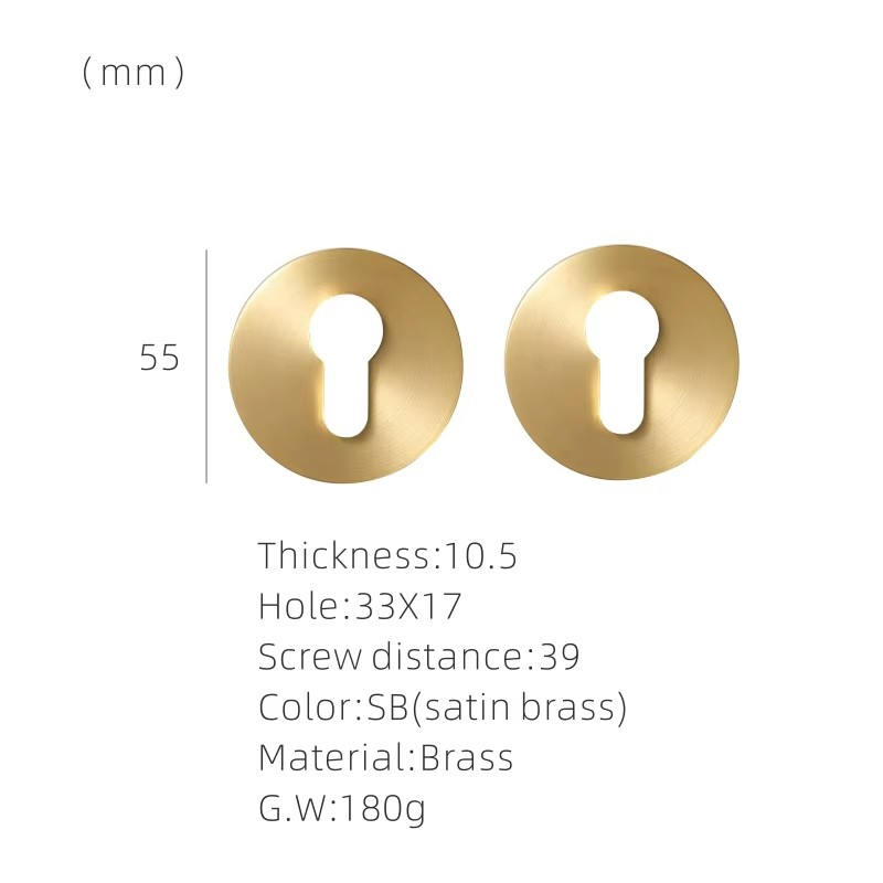 Dooroom Brass Knurled Door Lock Set Modern Interior Bedroom Bathroom Double Wood Door Lever Set Dummy Knob Privacy Passage Locks