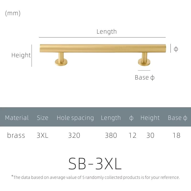 Dooroom Brass Furniture Handles Modern Nordic Pulls Wardrobe Dresser Cupboard Cabinet Drawer Shoe Box Wine Bar Knobs