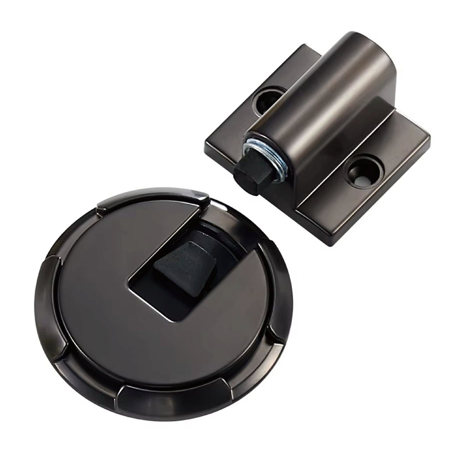Dooroom Zinc Alloy Door Stops Heavy Duty Invisiable Punch Free Door Holder Non-Magnetic Door Stopper Catch