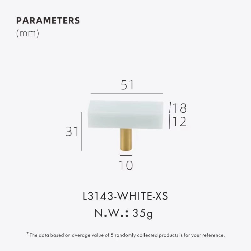 Dooroom Brass Marble Crystal Stone Furniture Handles White Green Long Round Pulls Cupboard Wardrobe Dresser Drawer Cabinet Knobs