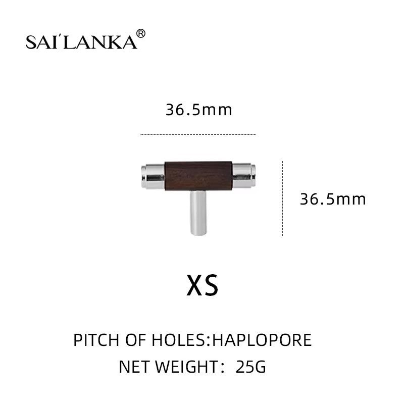 DOOROOM Brass Furniture Handles Wood Wardrobe Cupboard T-bar Drawer Knob Kitchen Cabinet Drawer Gabinete Pull Modern Hardware
