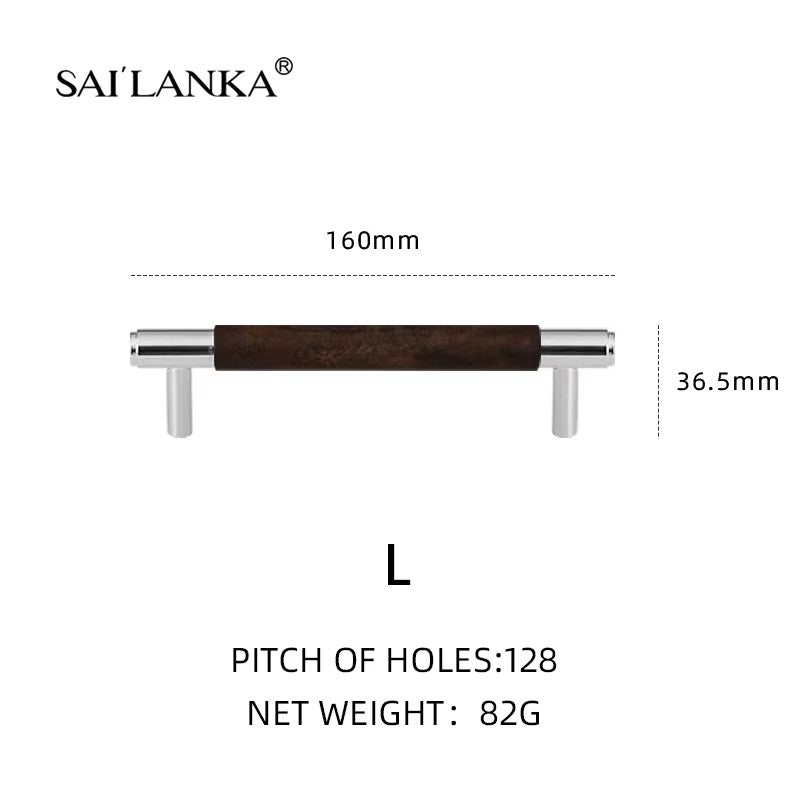 DOOROOM Brass Furniture Handles Wood Wardrobe Cupboard T-bar Drawer Knob Kitchen Cabinet Drawer Gabinete Pull Modern Hardware