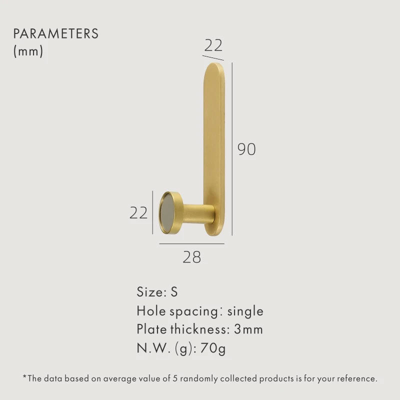 DOOROOM Brass Real Leather Cabinet Handles Cupboard Door Pulls Bearing Hooks Bathroom Indoor Kitchen Hallway Wall Clothes Hook