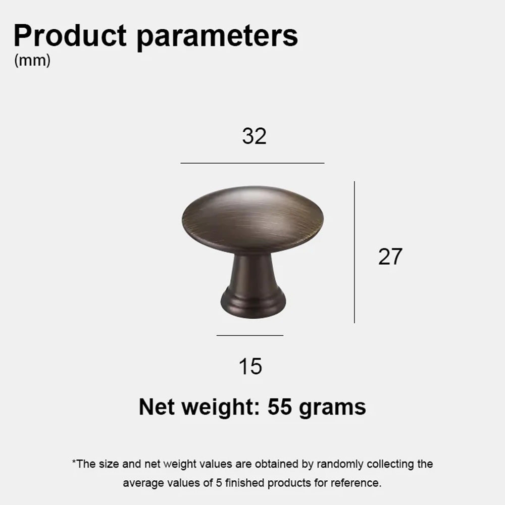 DOOROOM Drawer Small Knobs Multiple Funiture Cabinet Handles Modern Simple Round Cupboard Door Knobs Golden Wardrobe Pulls