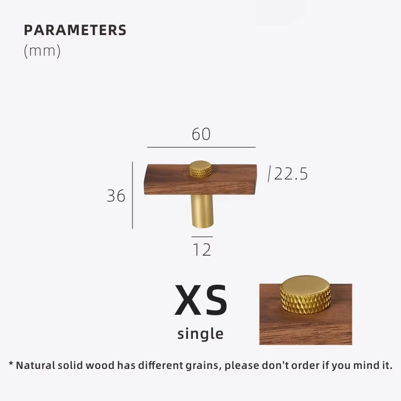 Dooroom Walnut Brass Furniture Handles Long Modern Pulls Cupboard Wardrobe Dresser Shoe Box Wine Bar Drawer Cabinet Knobs