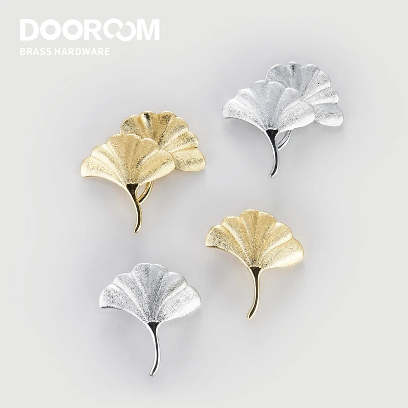 Dooroom Brass Handles Gold Silver Furniture Pulls Natural Light Luxury Wardrobe Dresser Cupboard Cabinet Drawer Pulls Knobs
