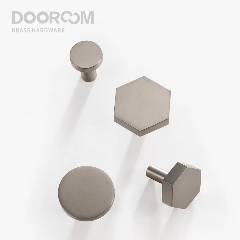 Dooroom Brass Modern Brushed Nickel Silver Hook Wall Installation