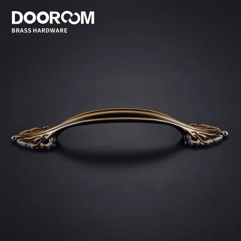 Dooroom 黄铜欧式家具把手仿古美式抽屉柜门衣柜梳妆台橱柜拉手金色旋钮