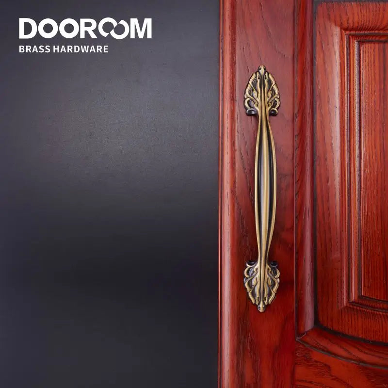 Dooroom 黄铜欧式家具把手仿古美式抽屉柜门衣柜梳妆台橱柜拉手金色旋钮