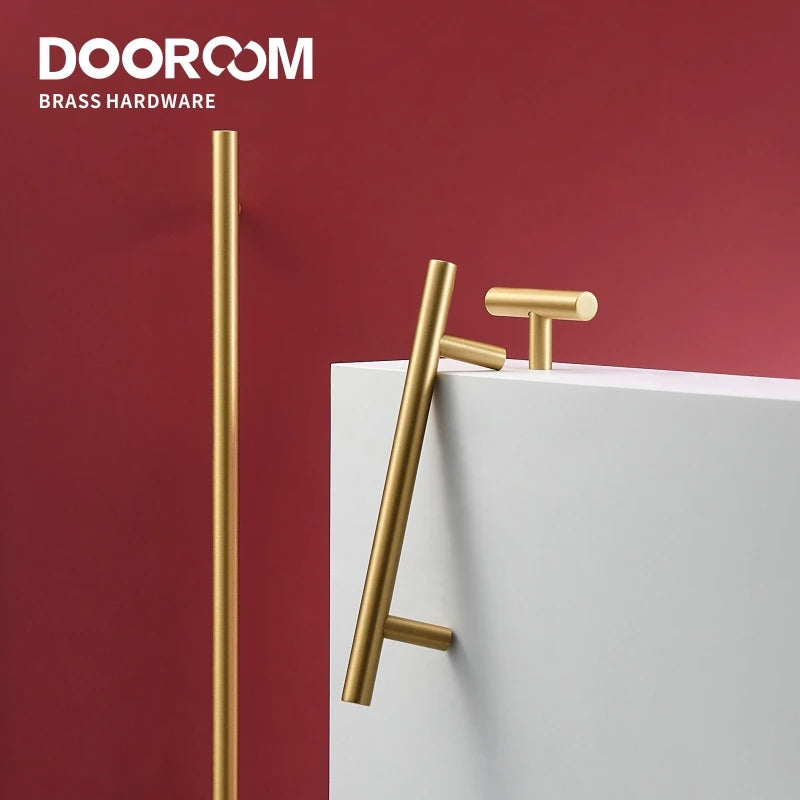 Dooroom Brass Furniture Handles Cone Simple European Chinese Cabinet Door Drawer Cupboard Wardrobe Dresser Shoe Box Pulls Knobs