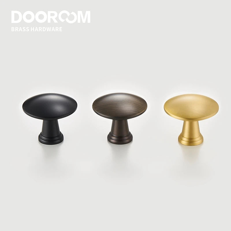 Dooroom Brass Furniture Handles Fresh Simple Nordic American Wardrobe Dresser Cupboard Cabinet Drawer Round Pulls Knobs 
