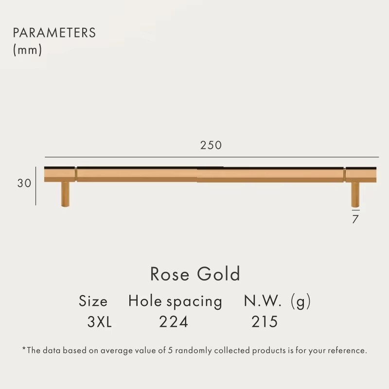 Dooroom Brass Furniture Handles Shiny Rose Gold Black Titanium Bright Chrome Cupboard Wardrobe Dresser Drawer Cabinet Pulls