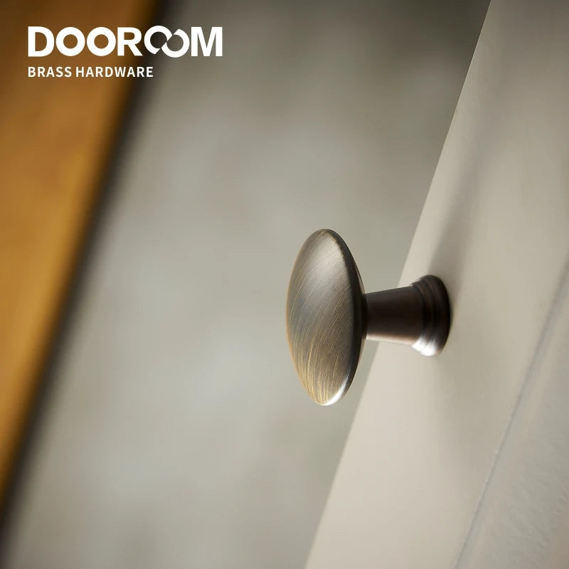 Dooroom Brass Furniture Handles Fresh Simple Nordic American Wardrobe Dresser Cupboard Cabinet Drawer Round Pulls Knobs 