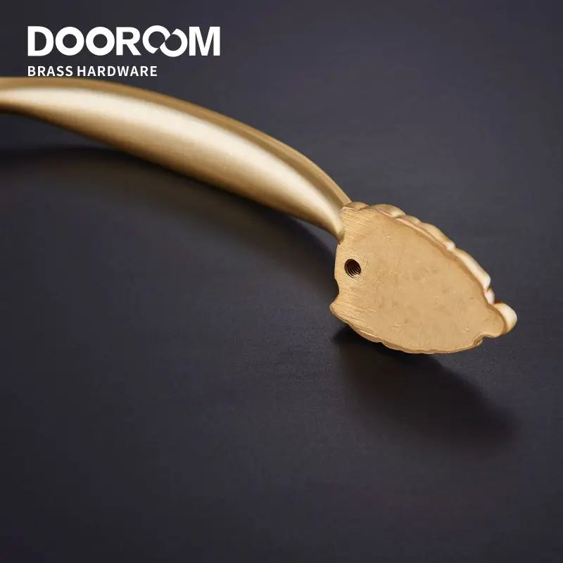 Dooroom 黄铜欧式家具把手仿古美式抽屉柜门衣柜梳妆台橱柜拉手金色旋钮