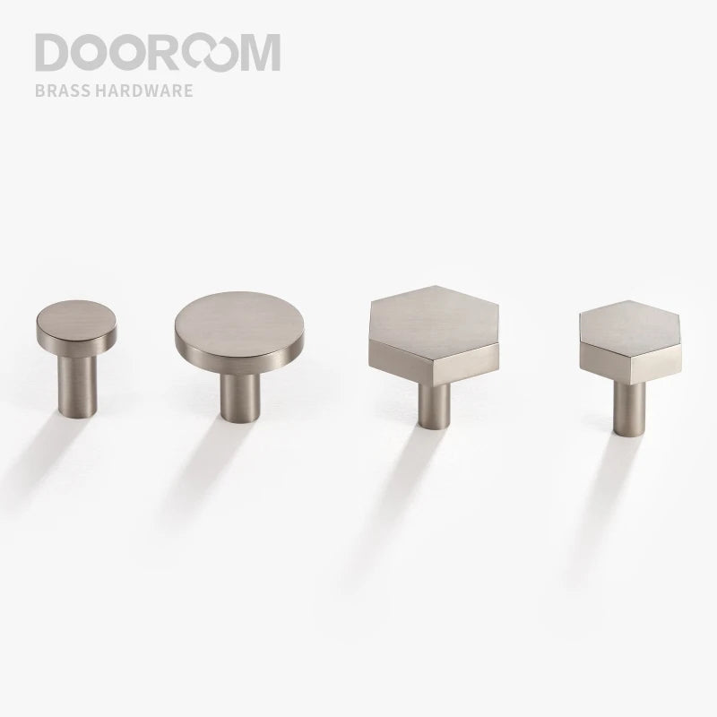 Dooroom Brass Modern Brushed Nickel Silver Hook Wall Installation