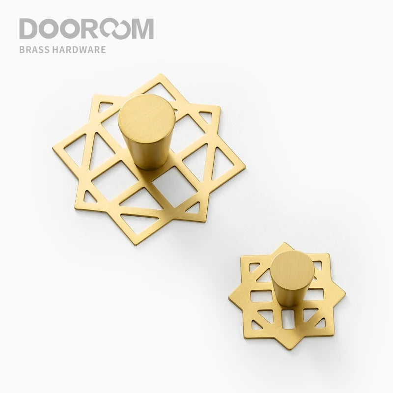 Dooroom Brass Furniture Handles Cone Simple European Chinese Cabinet Door Drawer Cupboard Wardrobe Dresser Shoe Box Pulls Knobs