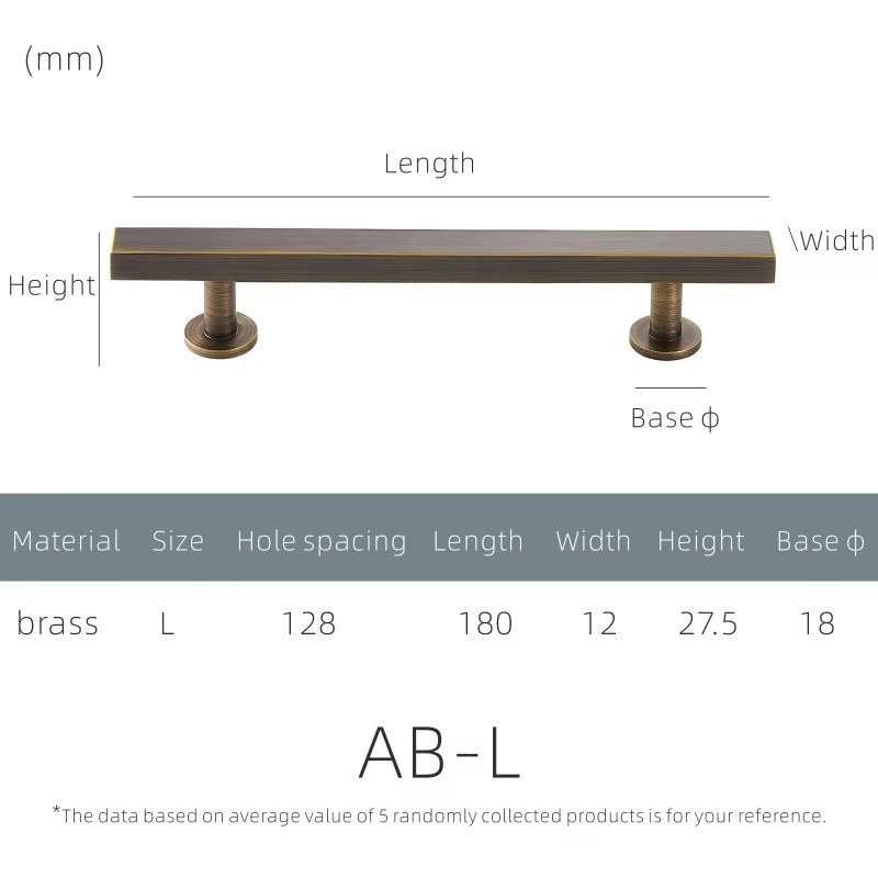 Dooroom Brass Furniture Long Handles New Modern Nordic Wardrobe Dresser Cupboard Cabinet Drawer Shoe Box Wine Bar Pulls Knobs