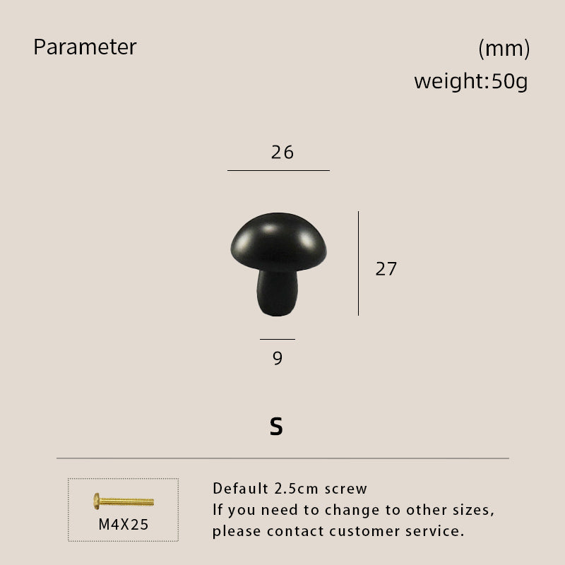 Dooroom  Solid Brass Smooth Round Cabinet Knobs Drawer Handles Wardrobe Elegant Touch Comfortable Feel Pull