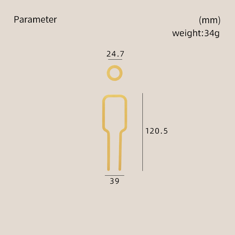 DOOROOM Brass Male And Female Logos Shopping Mall Fitting Changing Room Gender Prompt Toilet Identification Gender Marker