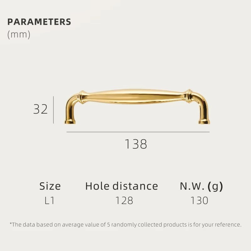 Dooroom Brass Furniture Handles Light Luxury European Gold Chrome Pulls Wardrobe Dresser Cupboard Cabinet Drawer Wine Bar Knobs