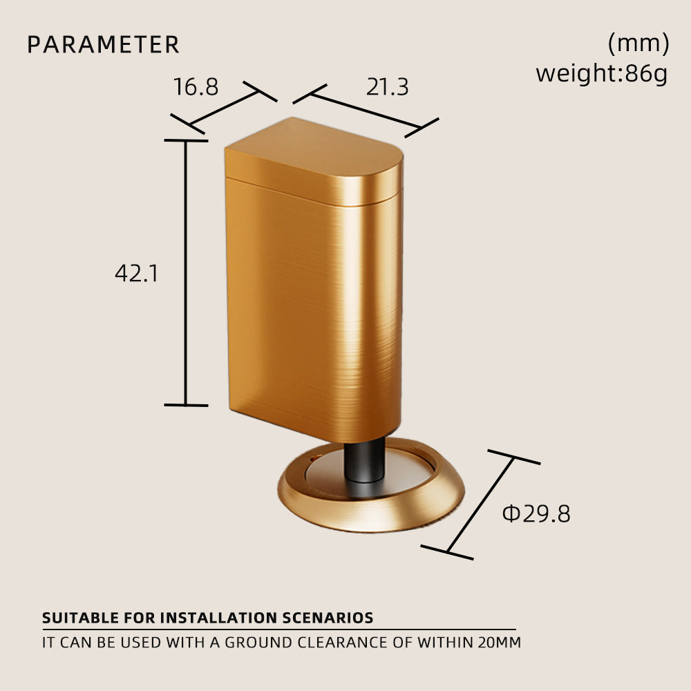 DOOROOM New Magnetic Door Stopper Silent crash-proof windproof Invisible Door suction perforation-free Home Door Stops