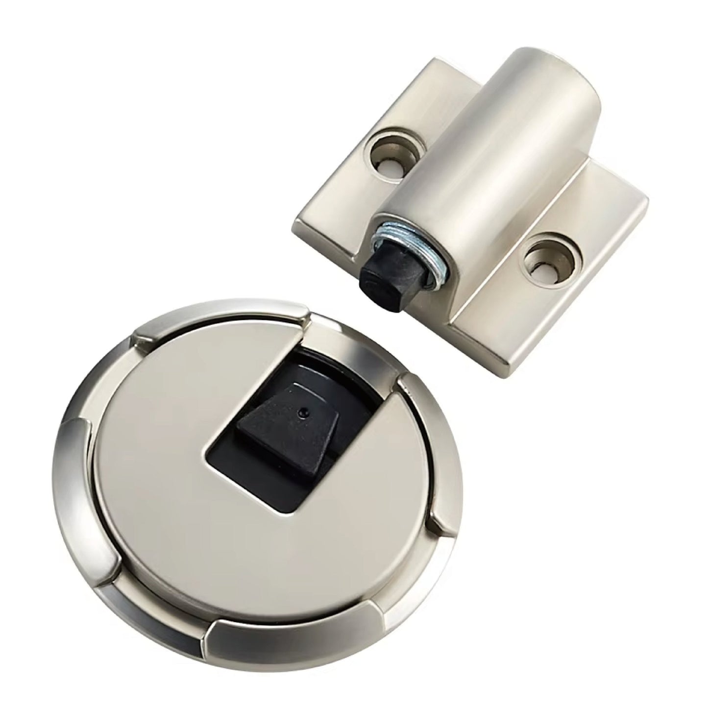 Dooroom Zinc Alloy Door Stops Heavy Duty Invisiable Punch Free Door Holder Non-Magnetic Door Stopper Catch