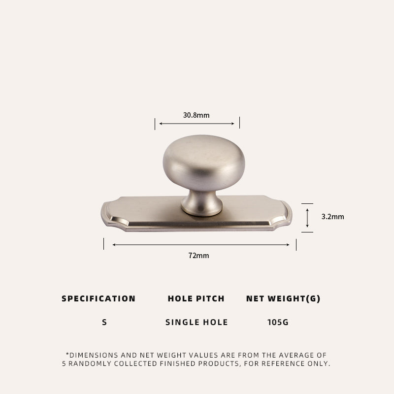 DOOROOM Retro Brass Handles Pulls With Base Home Cupboard Wardrobe Dresser Shoe Box Drawer Cabinet Knob Kitchen Hardware Tools