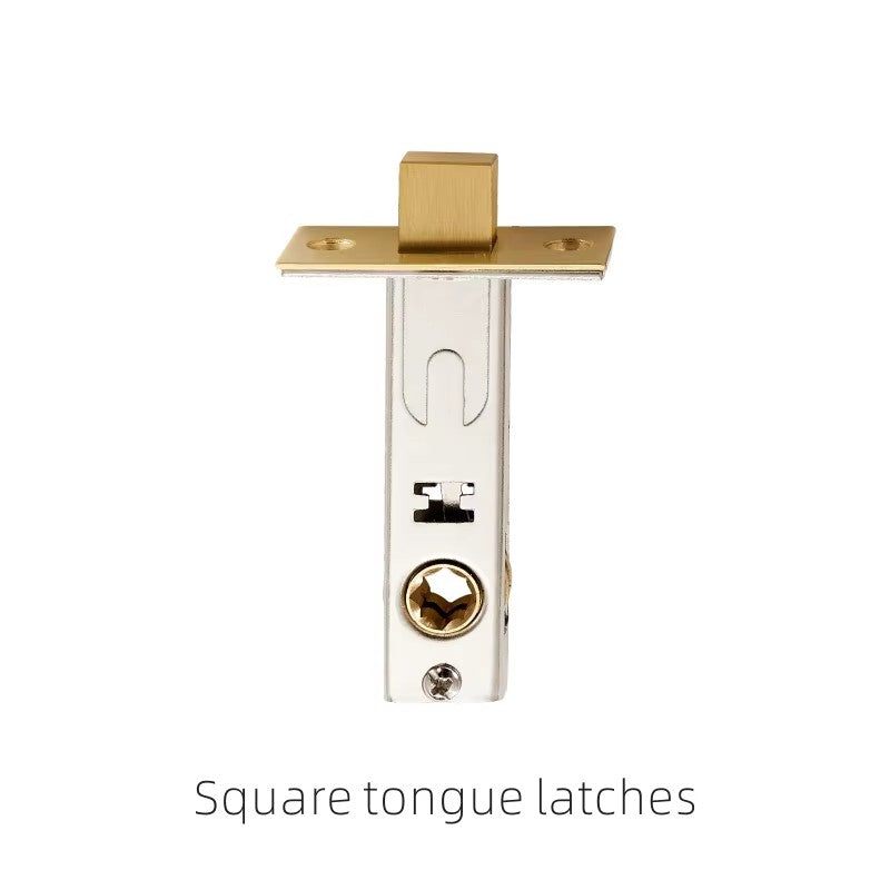 DOOROOM brass knurled thumb turn key latch lever handle cylinder key escutcheon passage room lock