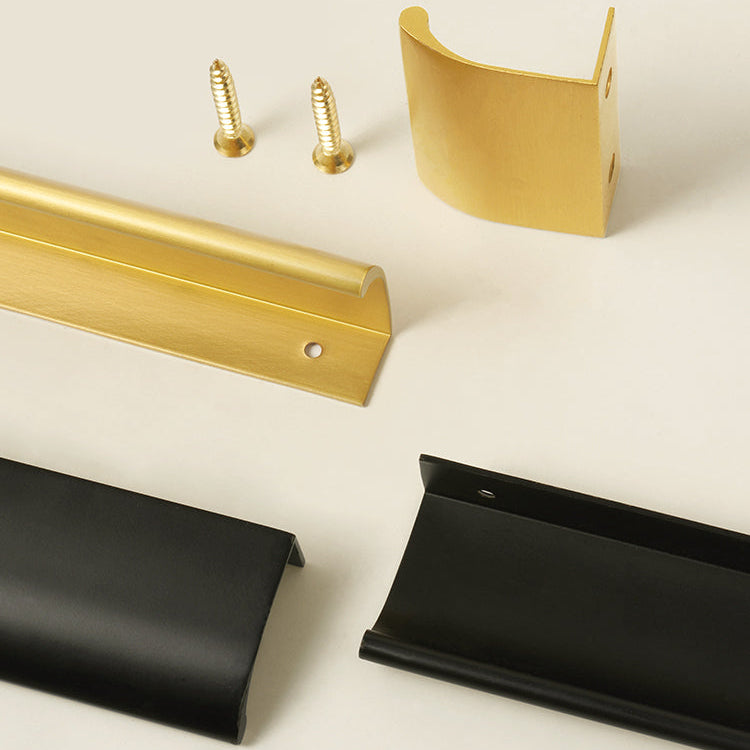 SAILANKA Brass Furniture Hidde Handles Long Concealed Pulls Wardrobe Dresser Cupboard Cabinet Drawer Knobs