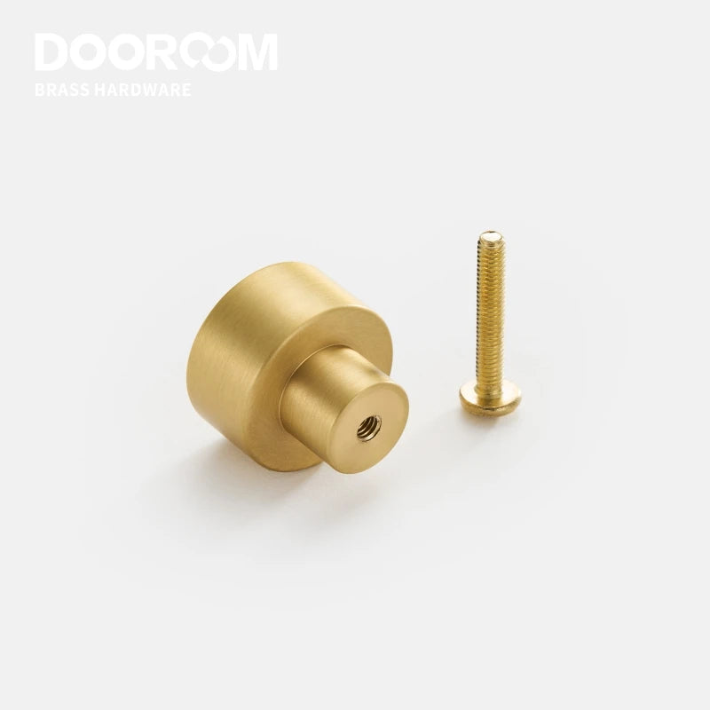 Dooroom Brass Furniture Handles Fresh Nordic Ins Button Creation Gold Drawer Cabinet Door Cupboard Wardrobe Dresser Pulls Knobs